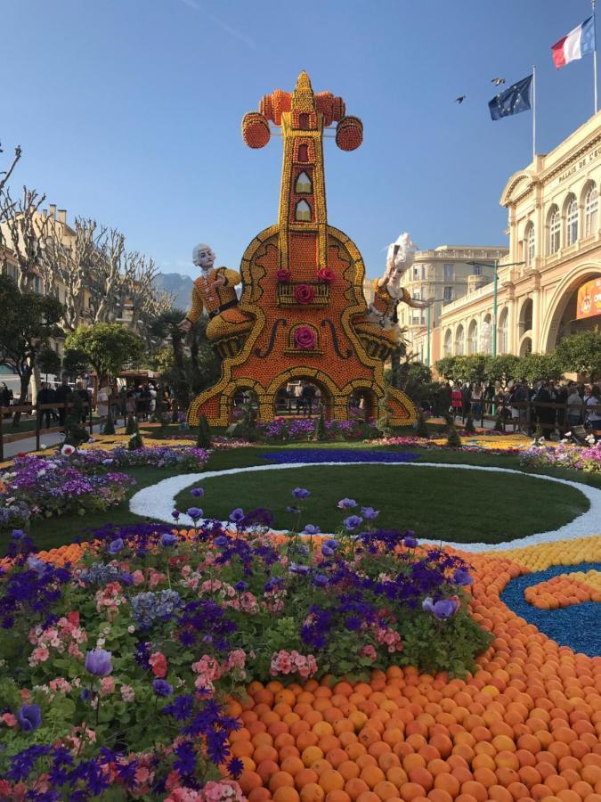 Appartement Terrasse Dans Palace Centre Ville Menton Kültér fotó